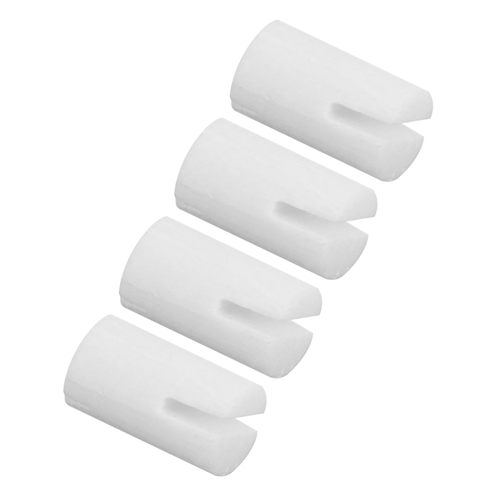 BESPORTBLE 4pcs Banjo Bone Nuts for Strong Sustain Unique Replacement Banjo Nut Blanks Essential Accessories Women Musicians