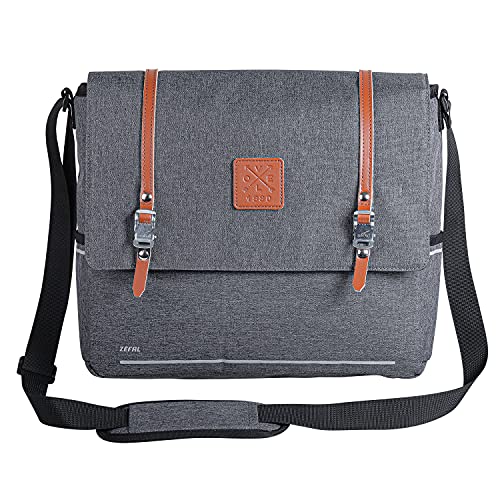 Zéfal Urban Messenger Bag Sac à bandoulière Mixte, Gris, (11L)