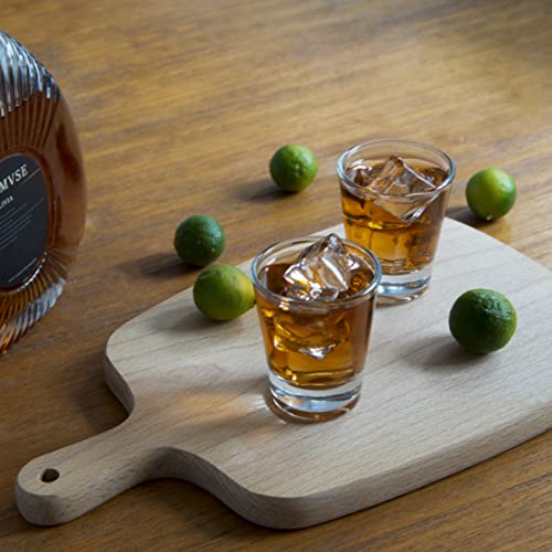 Time Roaming 6 Pack Shot Glasses Set, 1.5 Oz Clear Shot Glass Cups With Heavy Base As Wedding & Party Favors, Funny Shot Glass Bulk For Whiskey, Tequila, Vodka, Beer, Win, Espresso #TOP2