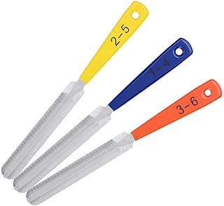 Mikinona 1 Set Guitar File Electricas Fingerboard Tool Fret File for Electric Guitar Guitar Fret File Nut Slotting Files Guitar Modifying Tools for Bass Luthier Tools Bass
