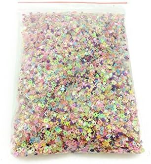 TKOnline 3.6oz/100g Multicolor Manicure Glitter Confetti,Mixed Shapes Size 2-4mm for Party Decoration,DIY Crafts Premium Nail Art Confetti Glitter Arts Arts Party Manicure Glitter Manicure Glitter