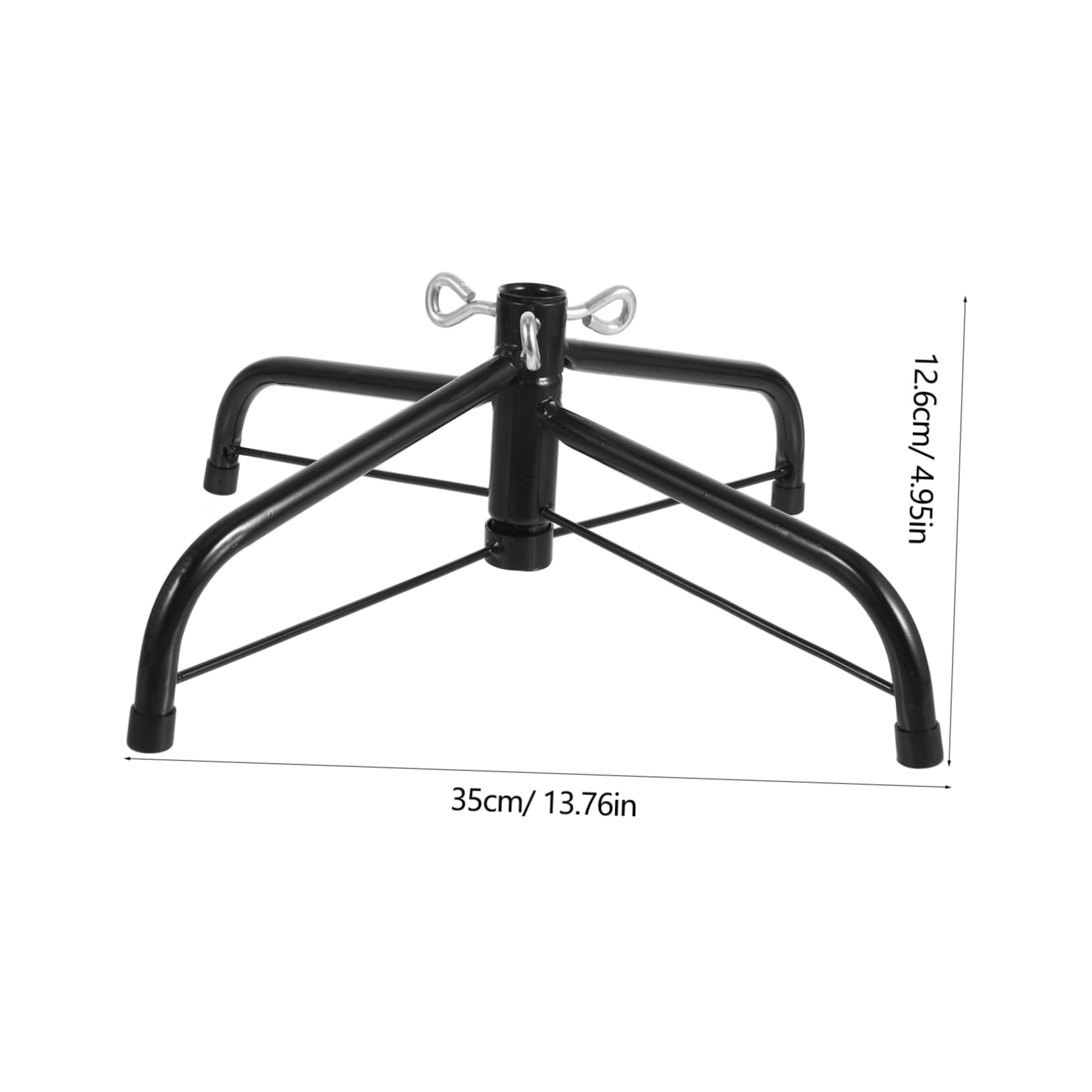 ORFOFE 35cm Artificial Christmas Tree Stand Holder Base Stand Metal Material for 1.2-1.5m Trees