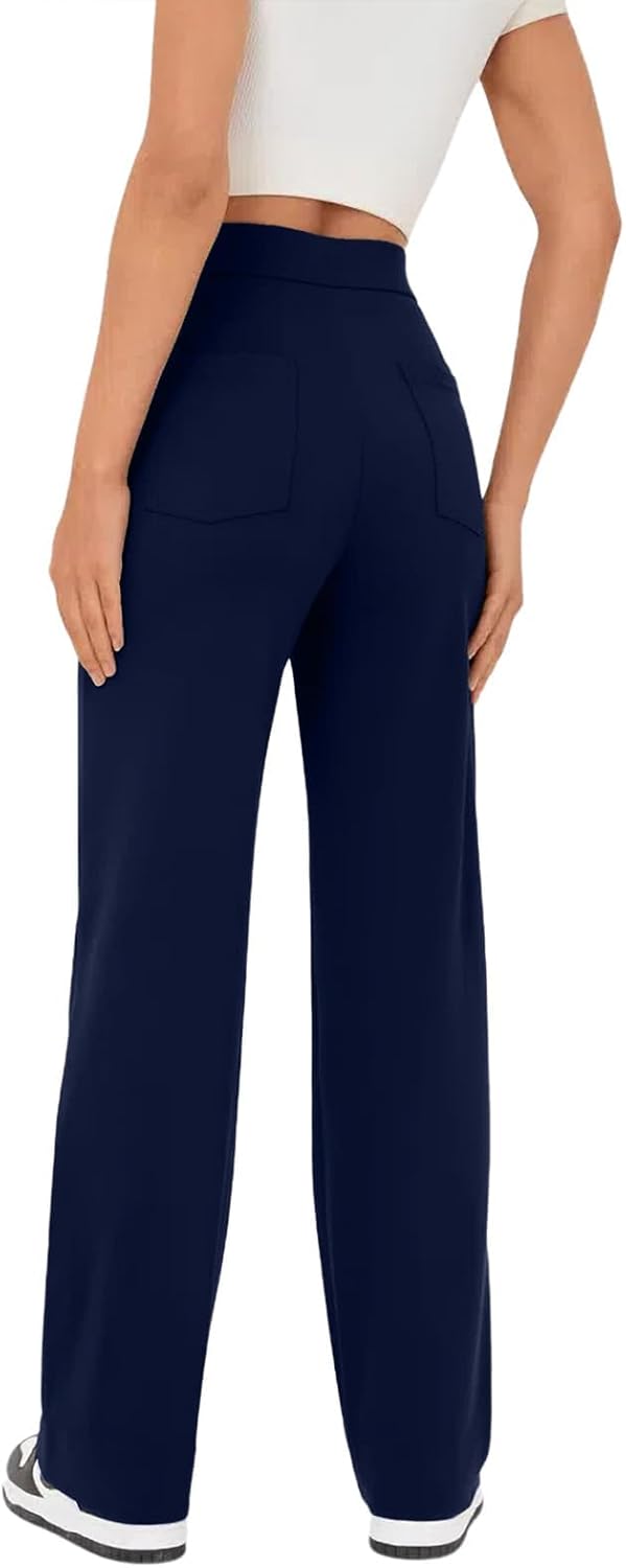 Elegante Weite Hose für Damen: Hohe Taille & Komfort für jeden Anlass!