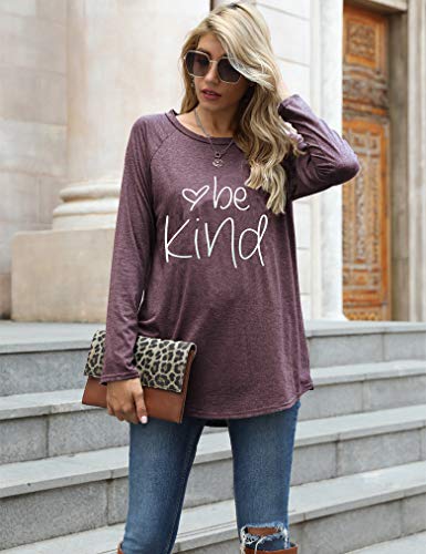 Locryz Women Tunic Tops for Leggings Graphic Print Shirt Casual Long Sleeve Tunics Blouse3