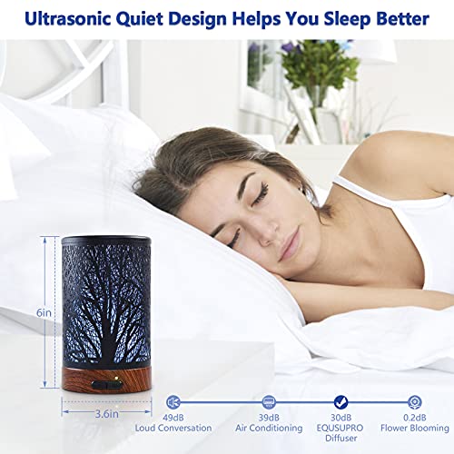 Equsupro ARDIF800USC Essential Oil Diffuser 150Ml Metal Aromatherapy Oil Diffuser Ultrasonic Cool Mist Diffuser thumb #4