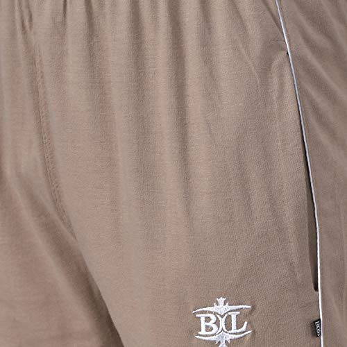Image of eKools� Plain Trackpants for Men | Plain Trackpants | Basic Trackpants | Two Side Pockets with One Zip Pocket for Phone | 100% Cotton | Men's Trackpants (Pack of 2)