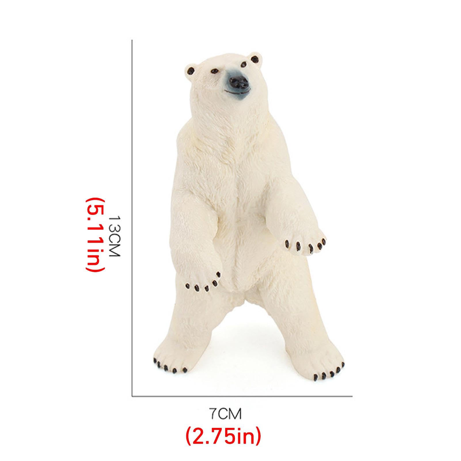 Amazon.co.jp: Vziguhk シロクマの像 - 北極クマのミニチュア