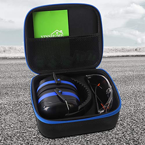 Yinshome Shooting Ear Protection Earmuffs, Gun Safety Glasses, Earplugs, Protective Case #TOP1
