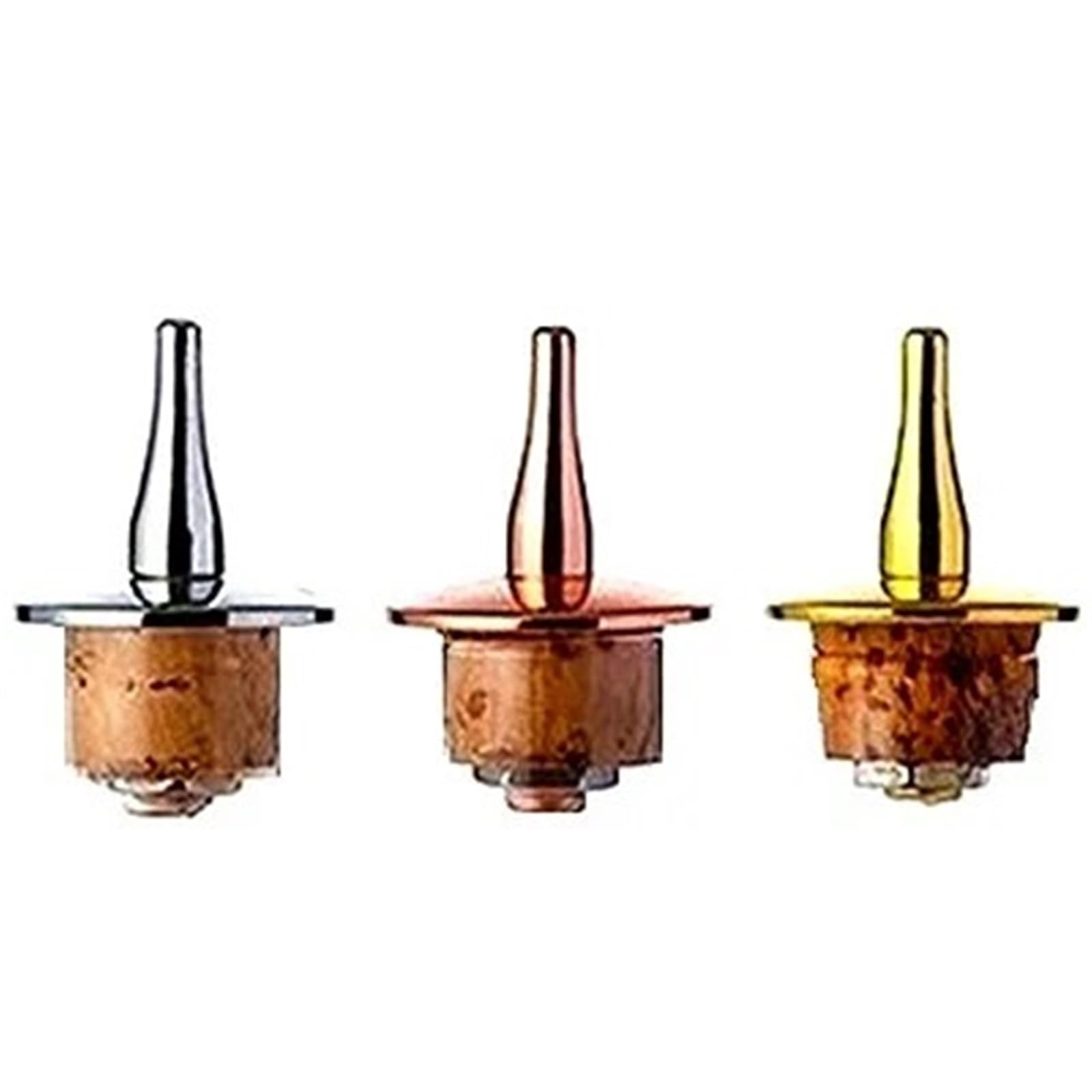 Bouchons de vin 6 pièces bouchon bouteille amère d'essence goutteur liqueur Dasher hauts ensemble Cocktail for garder le Champagne frais(Mixed)