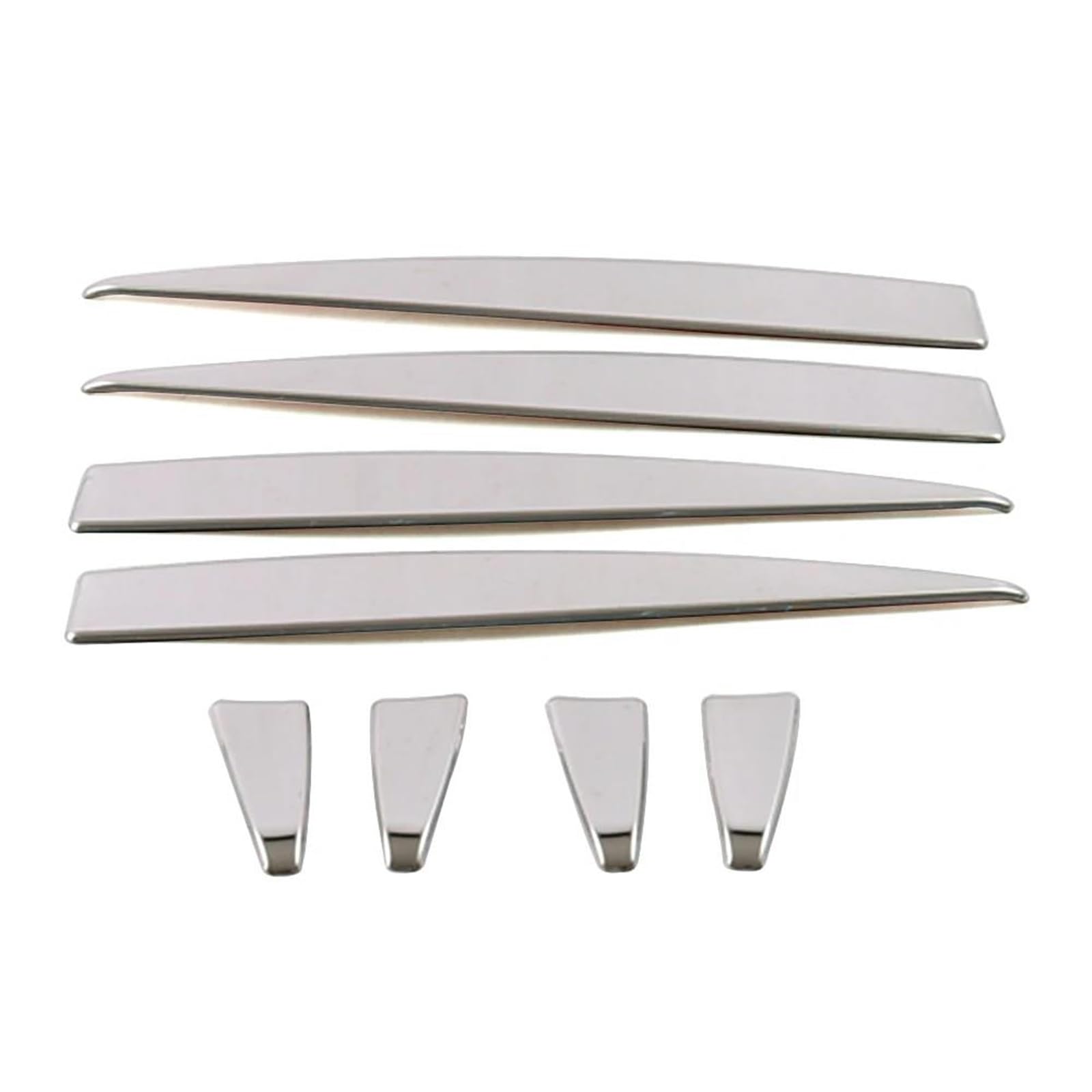 ZAPORA for BMW X1 X2 X5 X6 F39 F48 F49 F15 F16 F85 F86 Car Exterior Door Handle Cover Trim Chrome Garnish Sticker