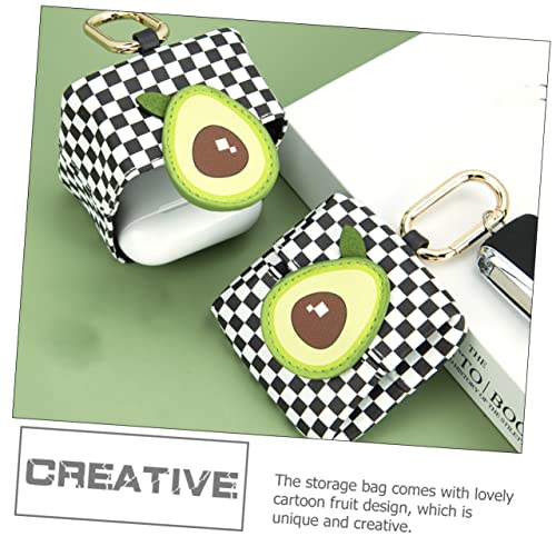 Fruit Design Mini Wallet Earplug Case for Earbuds Change Purse Birthday for Girls Coin Purse for Boys and Girls3