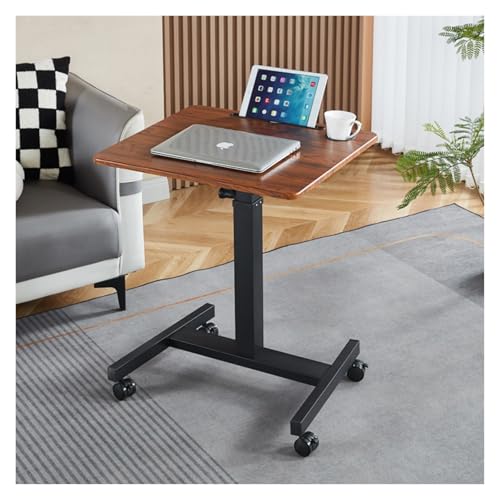 X^fBOfXN  ~ 70-110cm KX iK LX^[t PC fXN ItBXEwKEup  60×  52cm(Walnut+Black leg)