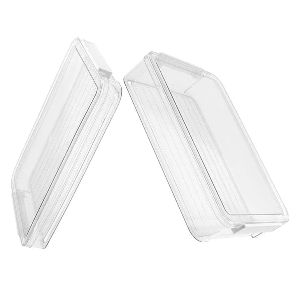 LALAFINA 2stücke Dokumenten-organizer Box Teiliges Transparente Aufbewahrung Für Reiseunterlagen Karten Und Zertifikate Leicht Tragbar Pet-material Für Büro Und Unterwegs