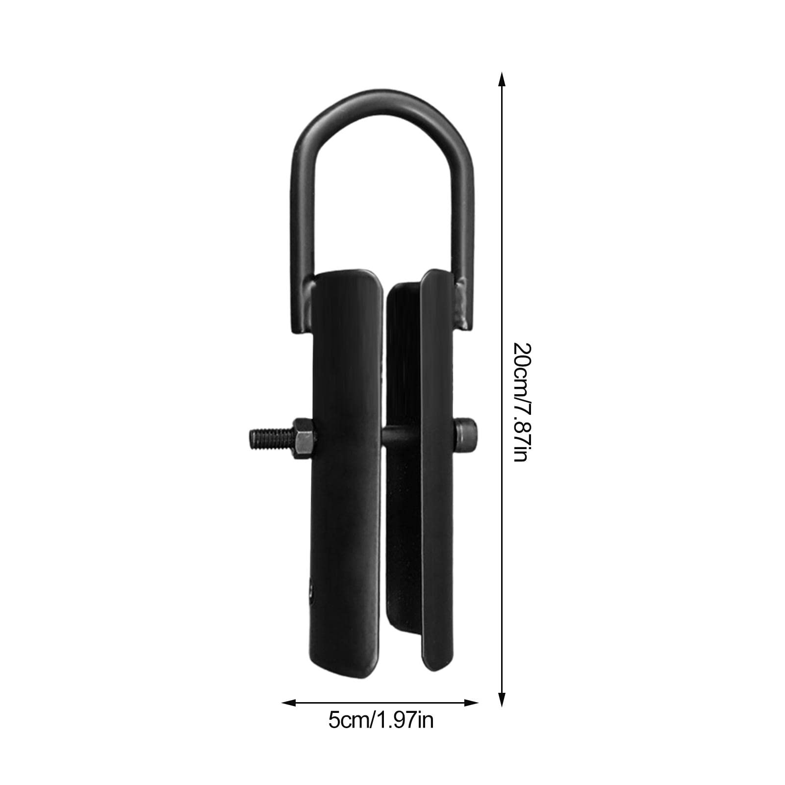 Vehcarc Kletterseilklemme 3,8 Cm - Battle Rope Haken Für Klettertraining & Fitness - Max. 272 Kg Belastung