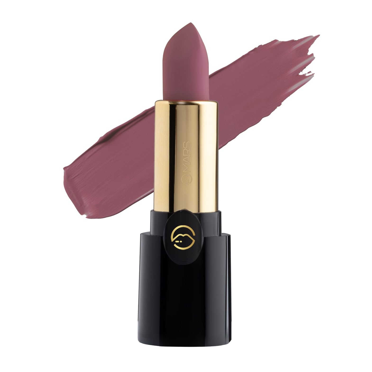 MARS Plush Velvet Creamy Matte Lipstick for women | Smooth Glide | One Swipe Pigmentation | Non-Drying and Creamy Formula | Rich and Vibrant Color | 3.2 gm | (19-Mauve Mood)