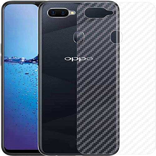 Image of Compatible with Oppo F9 Pro Back Screen Protective Film Carbon Fiber Skin Transparent Screen Guard Sticker