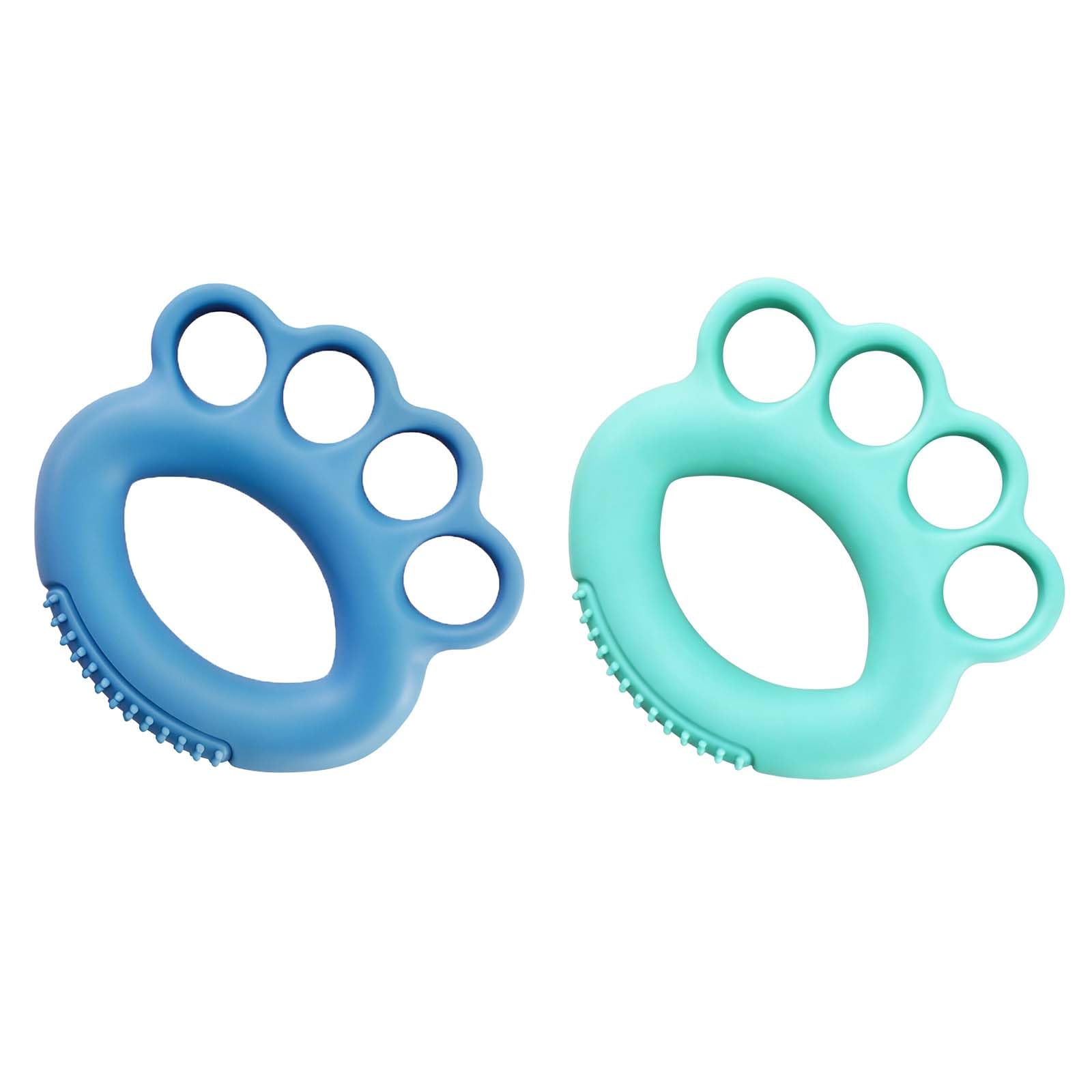 2 PCS Wrist Exercise Equipment, Finger Gripper for Veins and Stress Balls for Adults, Hand Grip for Therapy and Training, Portable Hand Exercise Tool for Office and Fitness, Blue + Green-image-48