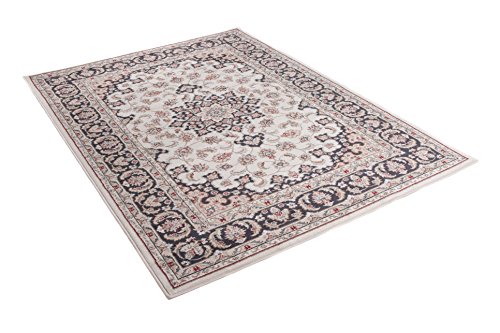 Carpeto Orientteppich Teppich Dunkelbeige 160 x 220 cm Medaillon Klassisch Muster - Wohnzimmer Schlafzimmer Esszimmer – Bild 5