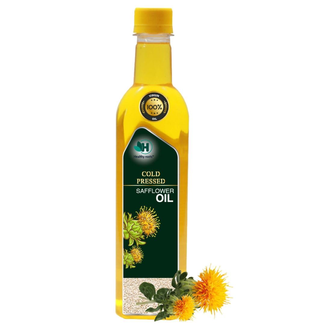 Healthy Roots 1L Cold Pressed Safflower/Kardai Oil (Virgin, Chekku/Ghani) - 1 Litre Wood Pressed safflower oil for cooking (1 Liter (Pack of 1)) (B0CXPZXK2X) Amazon Price History, Amazon Price Tracker
