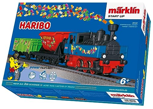 Preisvergleich Produktbild Märklin 29132 Start up - Haribo Startpackung - Modellbahnset, Detailgetreu, Lokomotive mit Wagons - Kinderfreundlich, Spielset - Haribo-Thema - 6+ Jahre - Spur H0