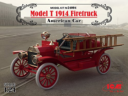 Model T 1914 Firetruck, American Car 1/24 Icm 24004 #TOP16