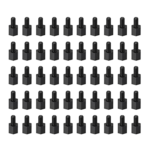 YOKIVE 150 Pcs M3 Standoff Screws, Nylon Hex PCB Standoffs with High Insulation Effect, Keep Height Consistent