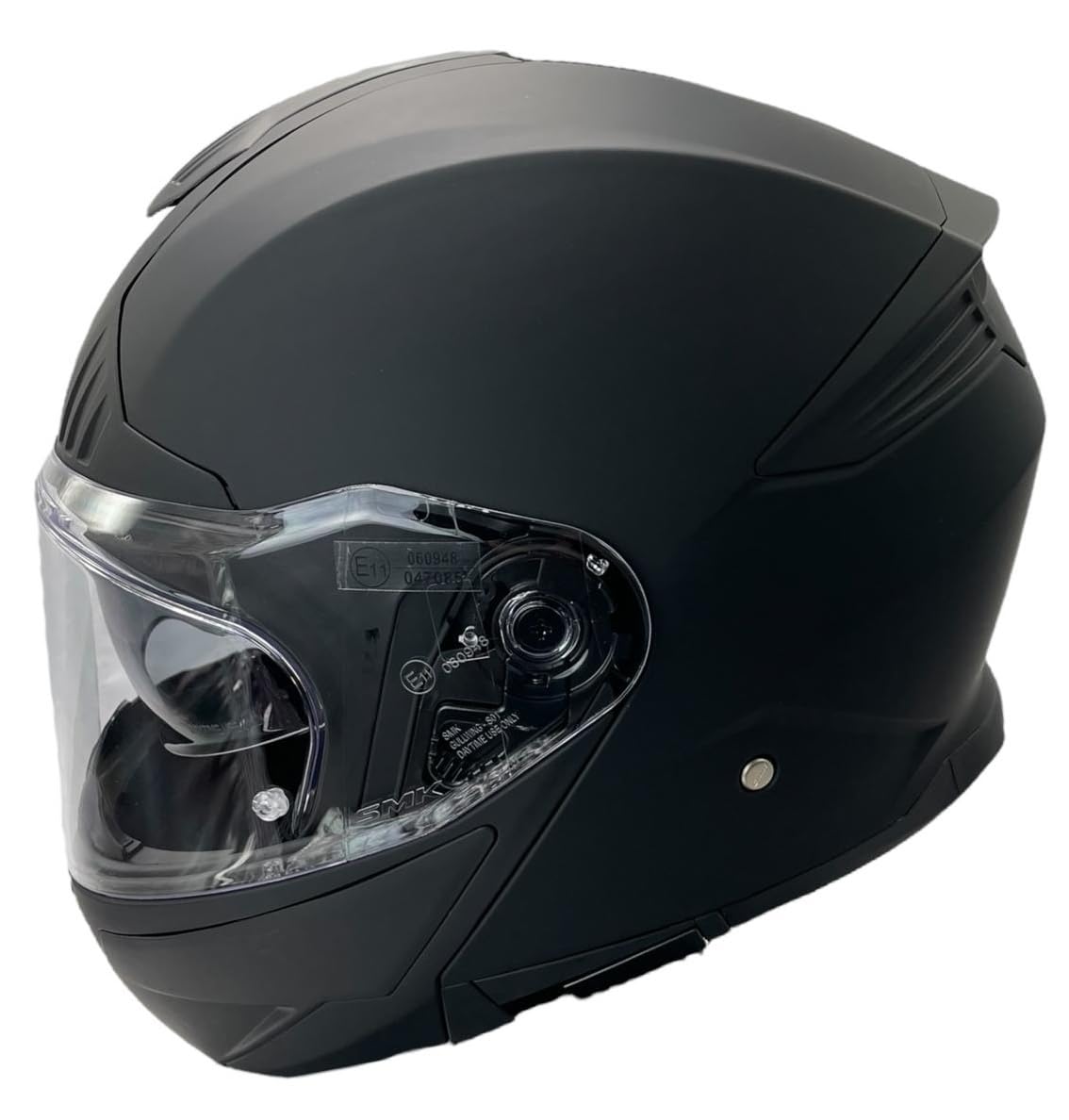 SMK Gullwing Helm, Mattschwarz, Modular SV