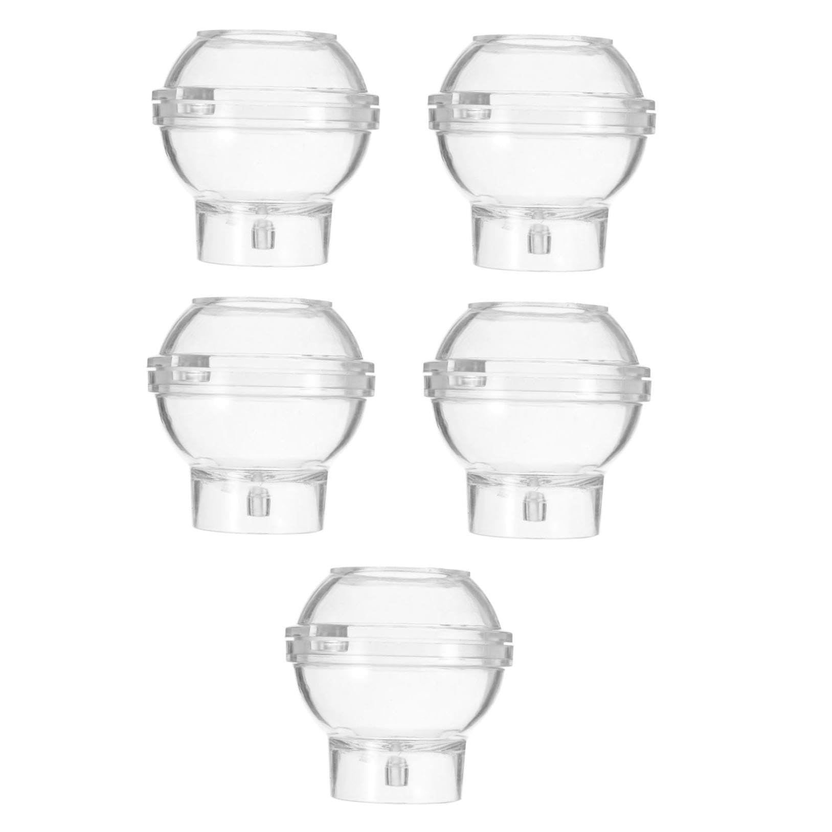Moule à bougie sphérique 6 cm en polycarbonate pour création DIY x5