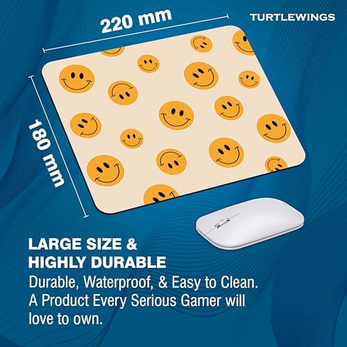 Image of TURTLEWINGS | Mousepad | Inspirational Quote Mousepad - 22x18 cm, 3mm Thick | Abstract Design Non-Slip Rubber Base | Office, Study & Gaming Use | Premium Smooth Surface 222 (1)