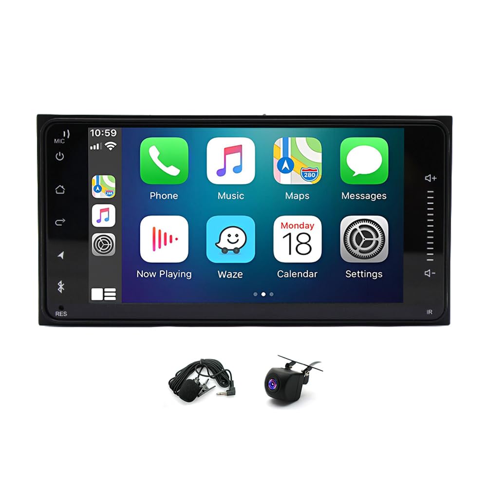 7 inch Android Radio samochodowe for Lexus es300 2002, 2+64G Touch Screen Head Unit GPS Navi Bluetooth Wireless Carplay Android Kamera cofania FM/RDS Mirror Link