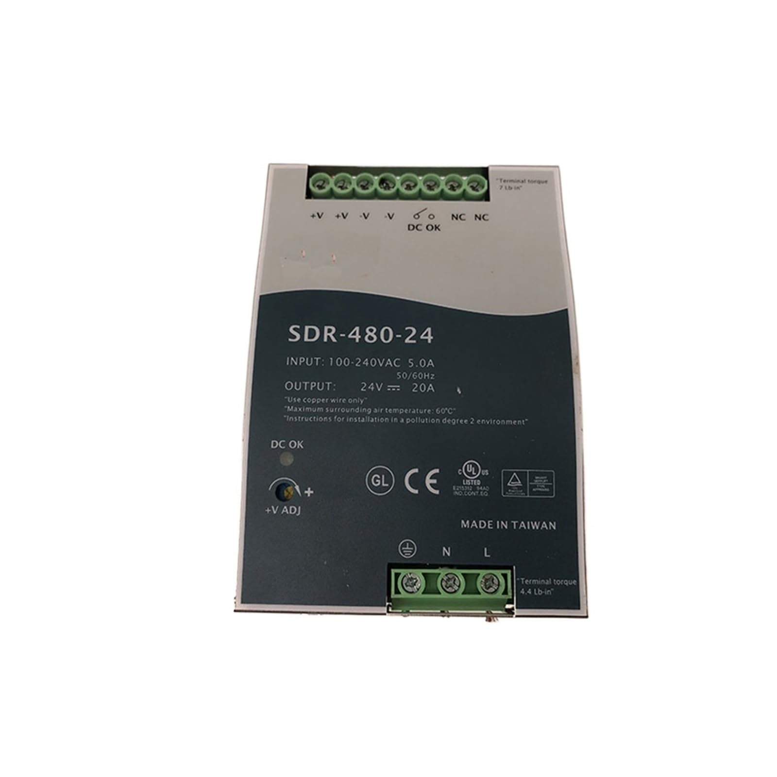 BRODEFUP Switching Power Supply SDR-480-24 24V 20A 480W