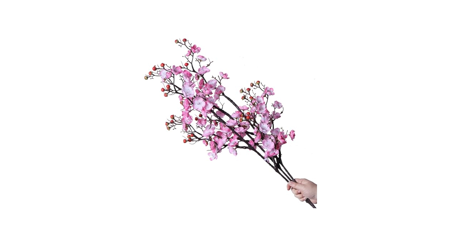 梅花37 Amazon.com: cn-Knight 3pcs Artificial Cherry Blossom