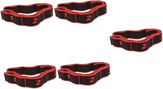 INOOMP 5pcs yoga tension belt yoga mat strap sling elastic band yoga exercise adjustable straps elastic exercise bands resistance bands for stretching exercise stretch bands yoga rope