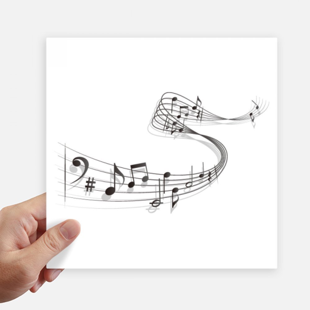 Autocollant musique classique pour masquer les rayures de valise et PC