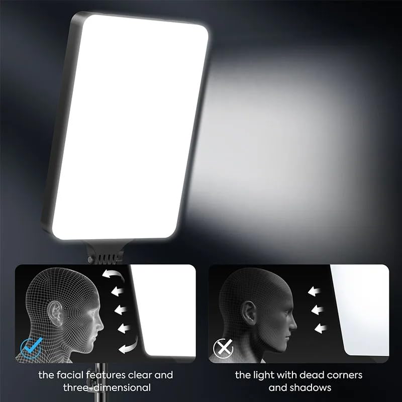 Image of ODUCT 22 inch LED Camera Light for Video Shooting, Photography, Live Streaming with 3 Colors Dimmable Fill Light Remote Contral 3000k-5600k, CRI 95+