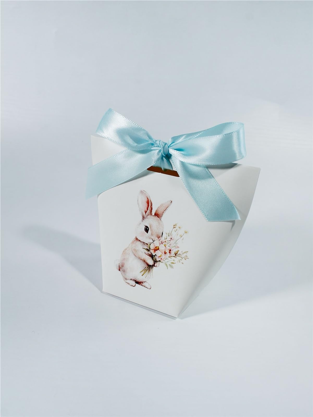 süßigkeit kasten Cute Rabbit Candy Box, Festival Party Birthday In Four Colors, Ribbon(White,50pcs)