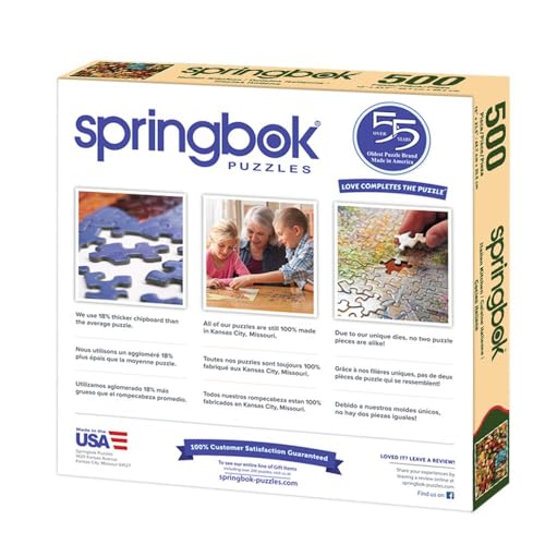Springbok Rompecabezas Italiano de Cocina de 500 Piezas para Adultos | Piezas Únicas, Hecho en USA, Materiales Ecológicos con alimentos rústicos, hierbas y decoración de cocina miniatura 3