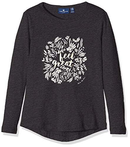 TOM TAILOR Longsleeve with Foil Print Maglia a