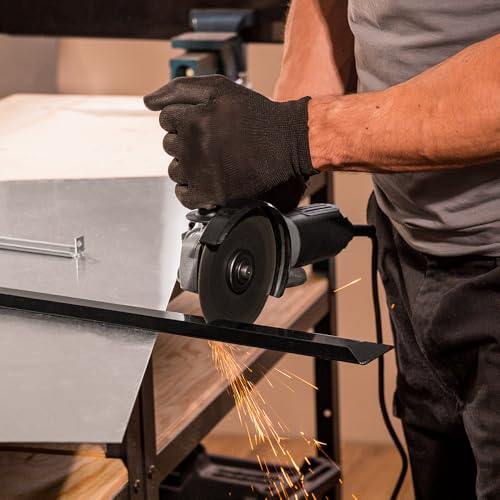 Cecotec Meuleuse d’Angle Électrique RadialPower 1000 Filtra. 1000W, Filtres pour Protéger le Moteur, Compatible avec des Disques de 125mm, Vitesse Jusqu’à 16 000 tr/min, Inclut 8 Disques et Mallette – Image 5