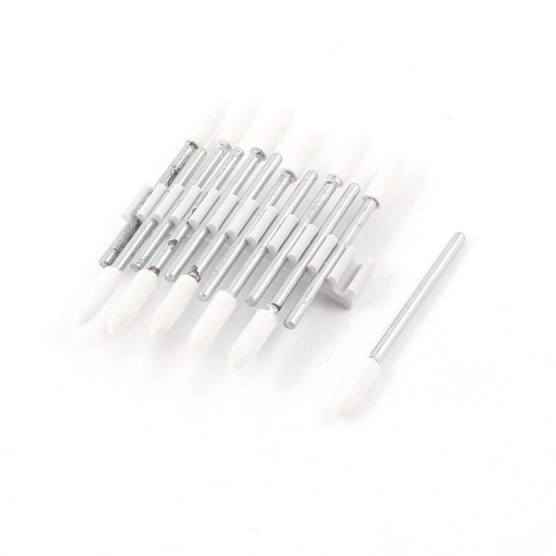 Aexit 12PCS 2.3mm Abrasives Drill Hole 4mm Diameter Cone Felt bo-bs Buffing Tool Model:50as569qo492