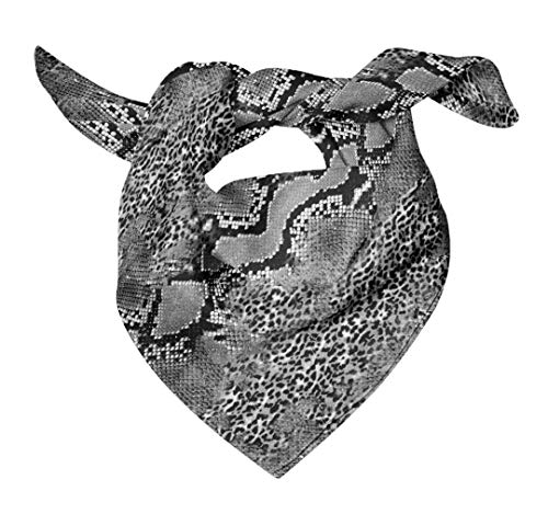 Bimba Printed Pure Silk Scarf For Hair Neck Head Bandanas For Women