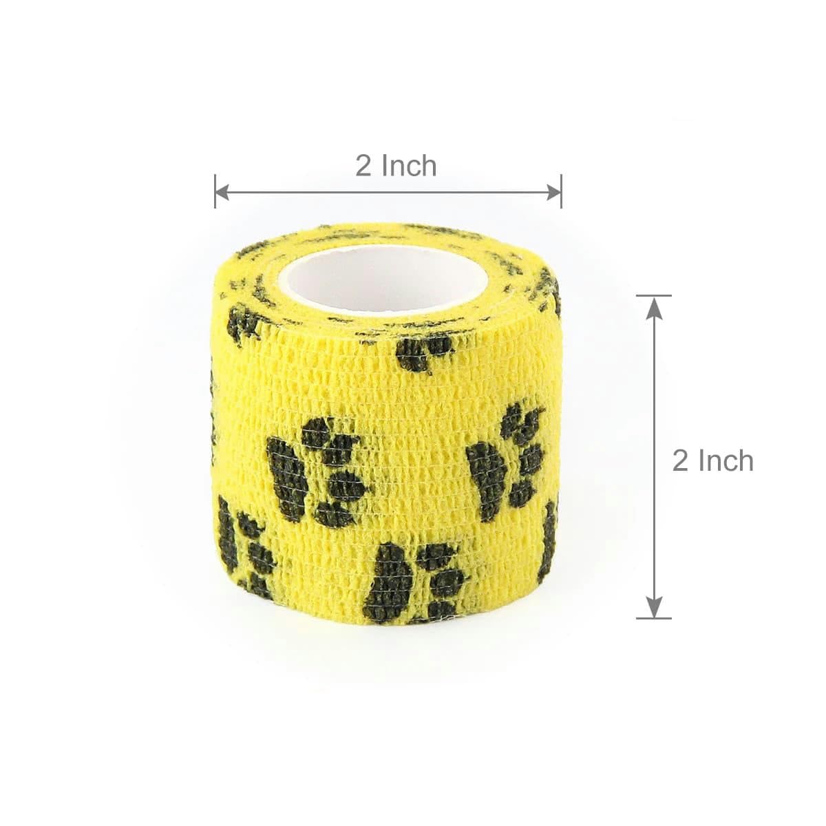 24 rotoli di benda elastica autoadesiva, benda coesiva, benda veterinaria per cani, gatti, cavalli, animali domestici, distorsioni alla caviglia, 7,5 cm