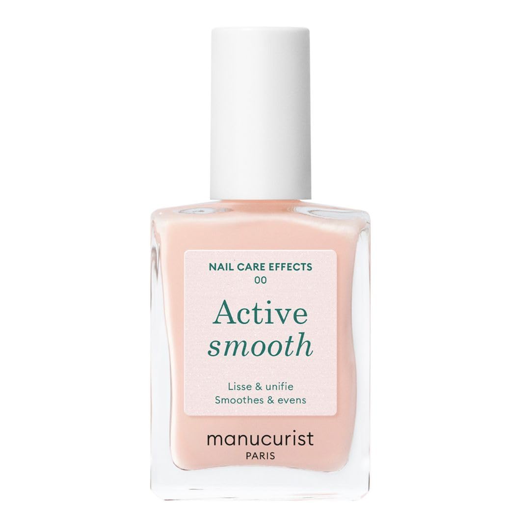 Manucurist Active Smooth 00 Nail Concealer Polish & Care - 2 w 1 Nude Nail Polish: Wzmocnienie i wzrost paznokci - Korektor do paznokci - Wypełniacz do paznokci - Naturalny lakier do paznokci