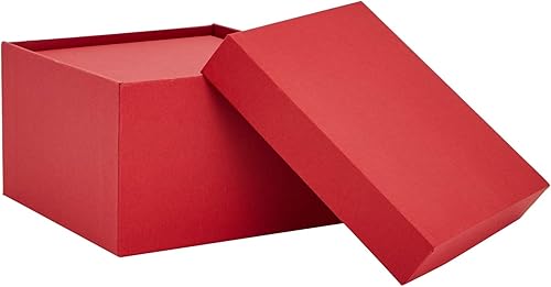 Miniatura 4 de Stockroom Plus Paquete de 4 cajas de regalo cuadradas anidadas, cajas decorativas con tapas en 4 tamaños surtidos para recepción de boda, despedida