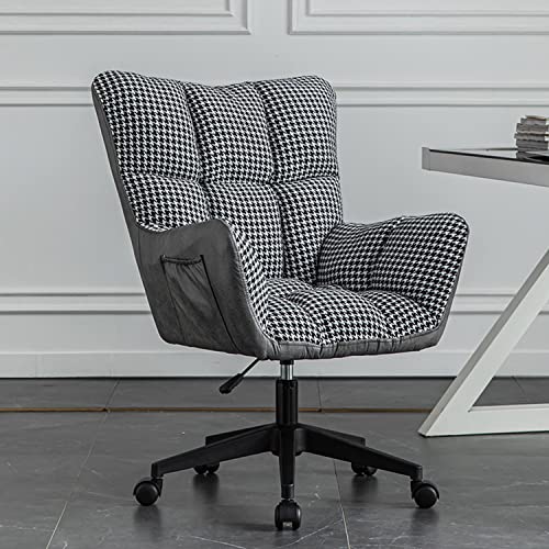 Chaise de bureau à dossier moyen idéale pour le télétravail et l'ordinateur au salon
