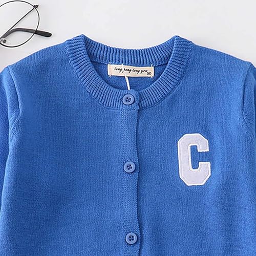 Girls Cardigan Sweaters Long Sleeve Comfortable Soft Knitted Cropped Sweater Button Closure Tops4