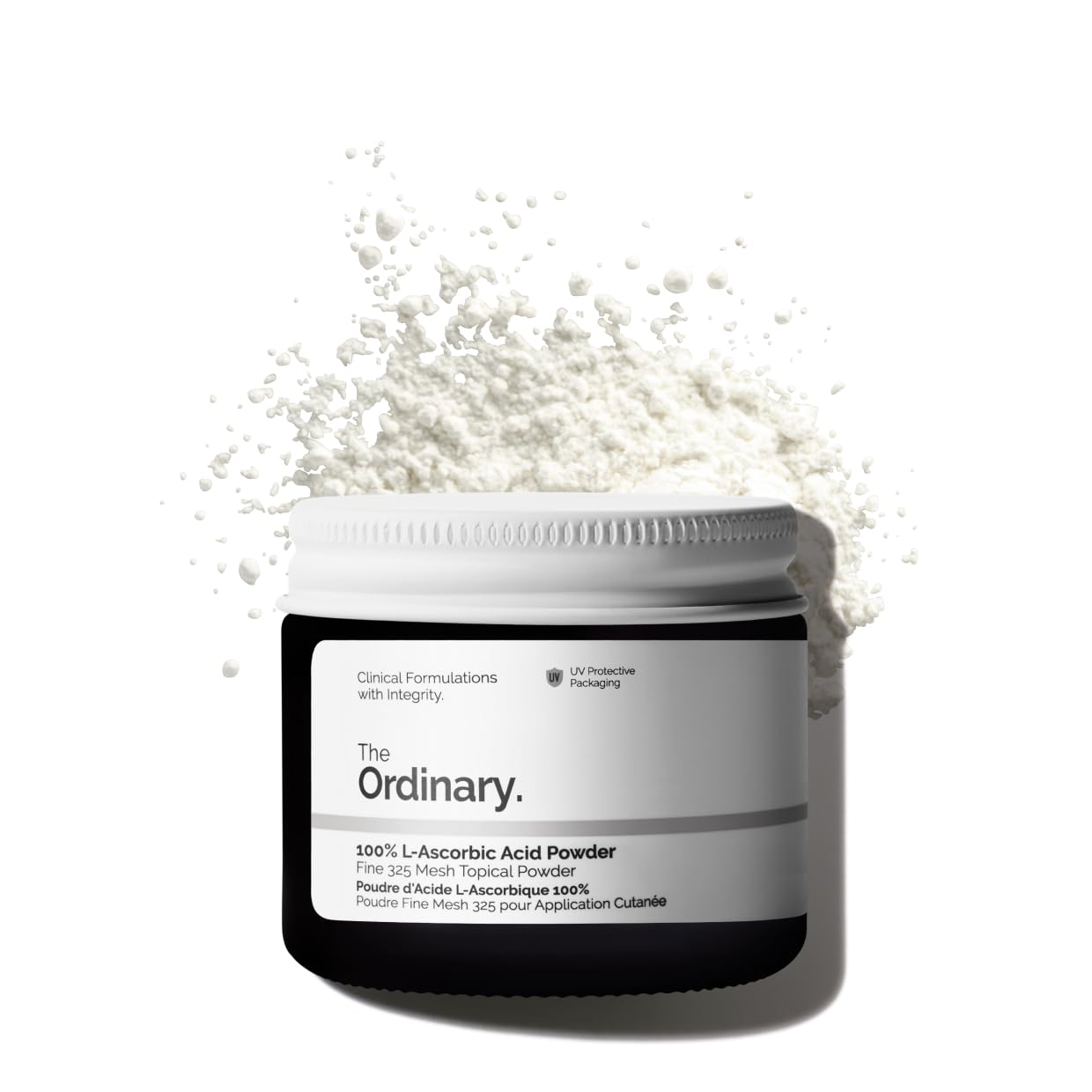 The Ordinary 100% L-Ascorbic Acid Powder, Vitamin C Treatment for Anti-Aging, 0.7 Ounce