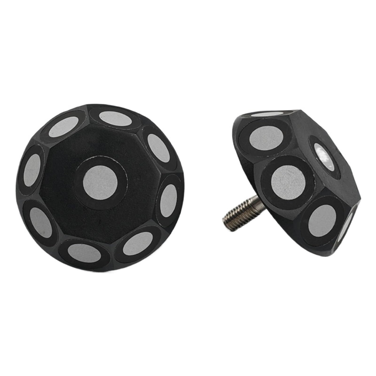 Juego de marcadores multiángulo con puntos de escáner 3D de 6 caras y 100 puntos y plato giratorio de escáner de escaneo de puntos de 10 Uds. De 6mm Mejora la precisión