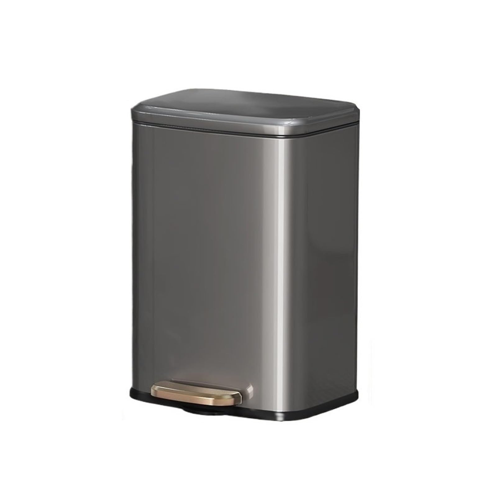 guiling-1986 Trash Can Foot operated trash cans for bathrooms and offices Garbage Can(Gris)