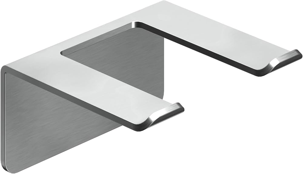 WEISSENSTEIN Föhnhouder Zonder Boren - Zelfklevend, Roestvrij Staal, Voor Badkamer - Easy Mount Systeem